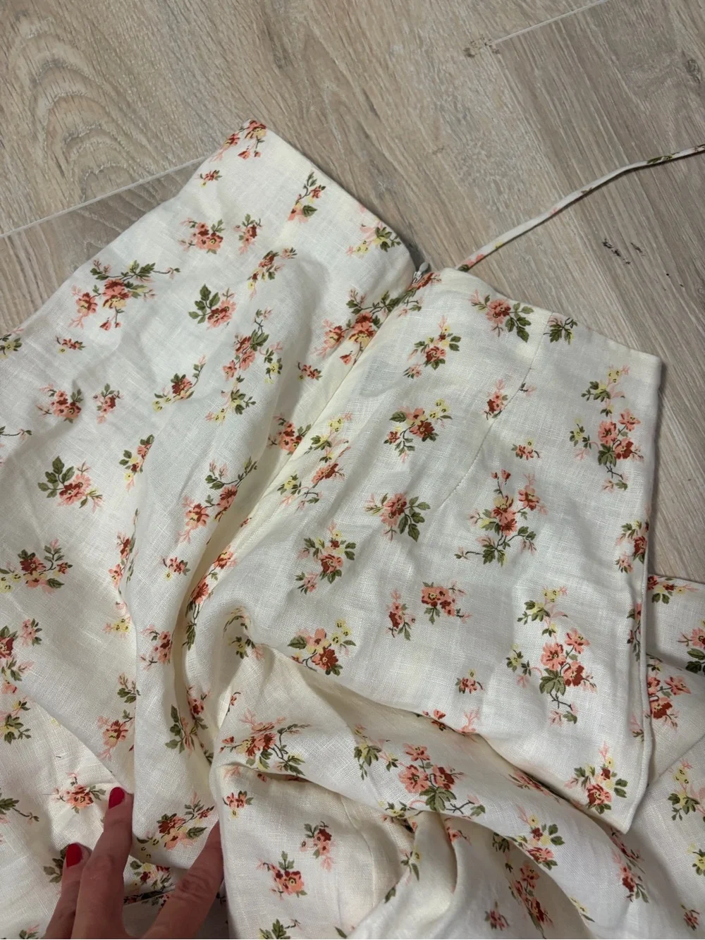 Reformation Floral Linen Set size 2